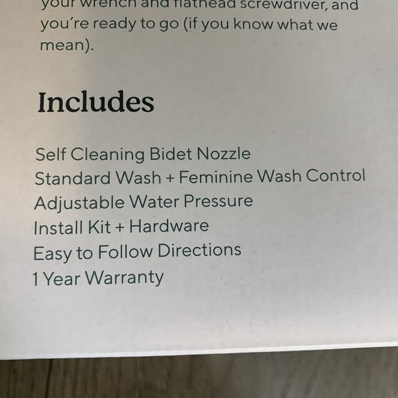 CLEAR REAR - the Buttler Bidet Toilet Seat Attachment, Self Cleaning Nozzle - Picture 6 of 7